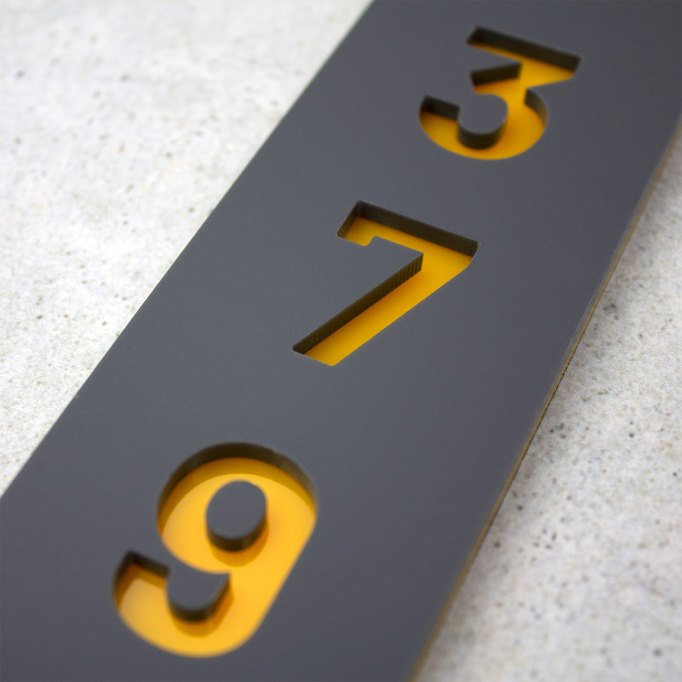 Apartment Unit Number Sign