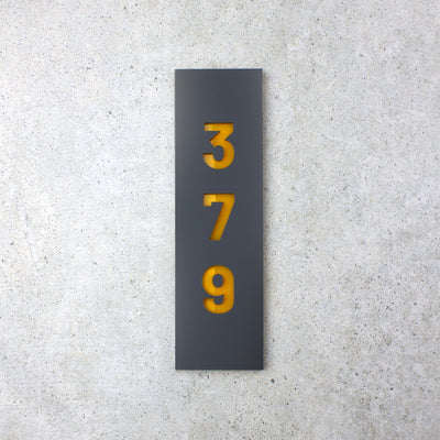 Apartment Unit Number Sign