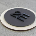 Door Numbers Apartment Door Numbers: Round Sign - Photo #4