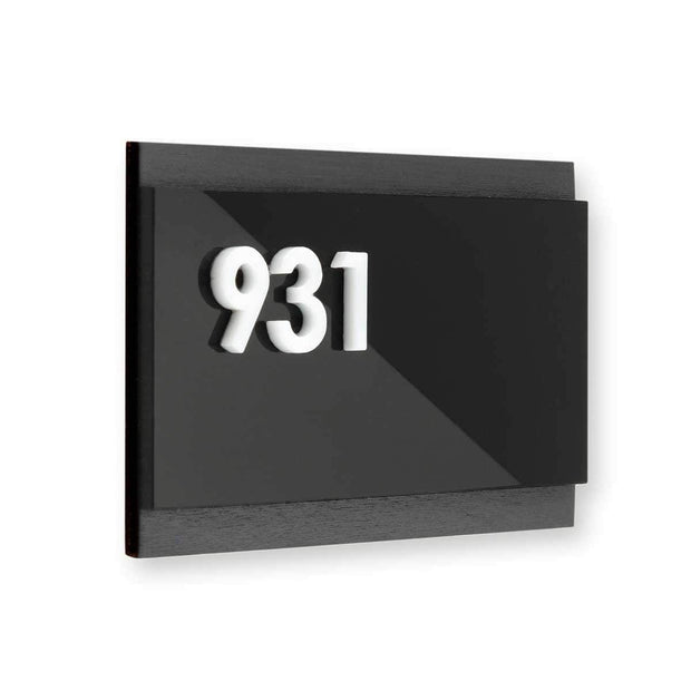 Door Numbers Room Number Sign: "Buro" Design