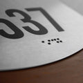 Door Numbers Door Numbers Sign - Stainless steel & Wood  - "Jure" Design - Photo #4
