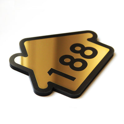 Steel Door Numbers Door Numbers Gold Bsign