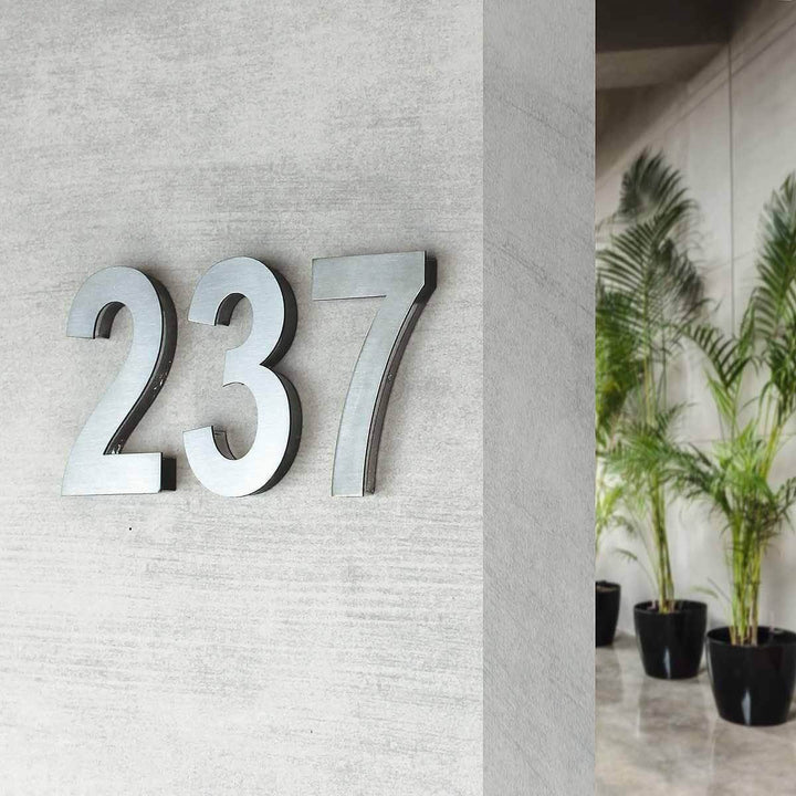 Door Numbers Office Door Numbers - Stainless steel - "Single" Design (price for one symbol)