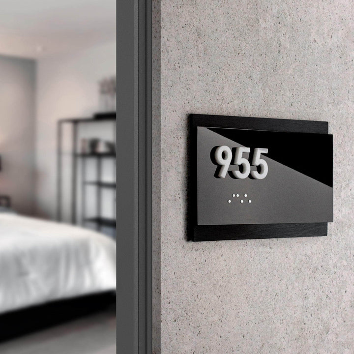 Door Numbers Room Number Sign: "Buro" Design
