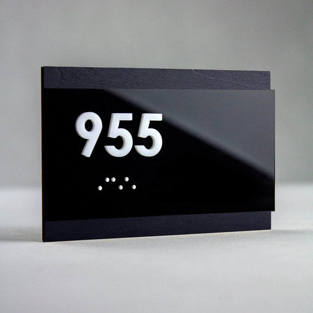 Door Numbers Room Number Sign: "Buro" Design