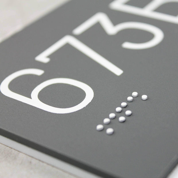 Door Numbers Unit Number Sign: Room Plaque