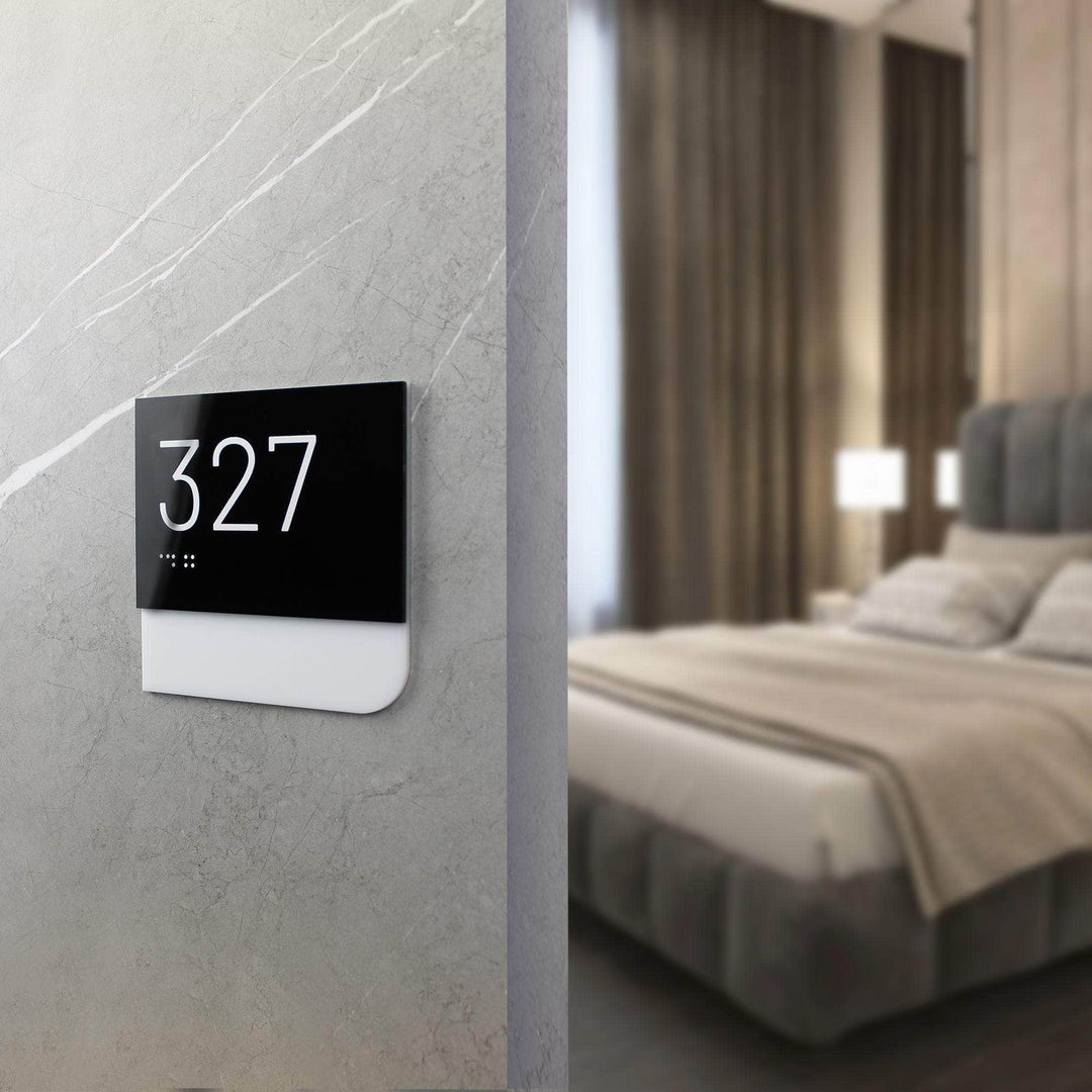 【back number】会報 one room #2～11 Unit Number Sign: Room Plaque | BSign Store