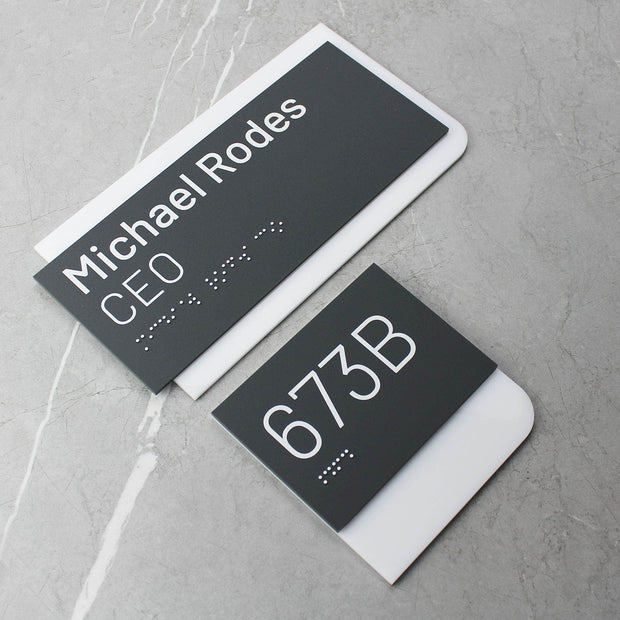 Door Numbers Unit Number Sign: Room Plaque
