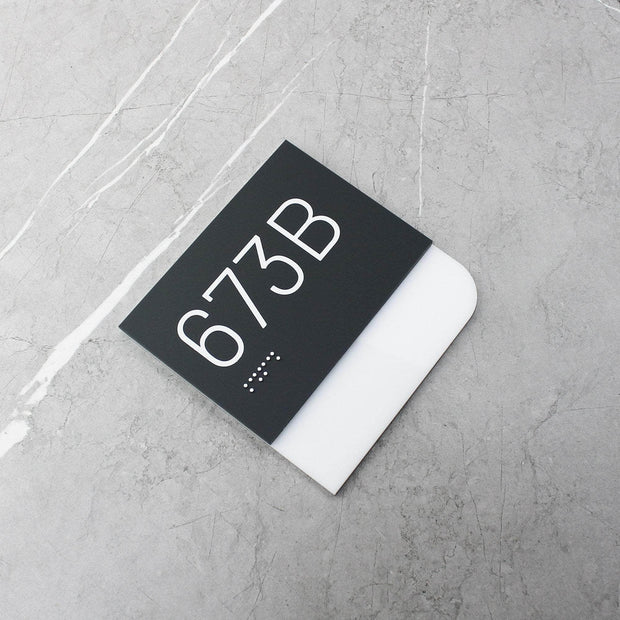 Door Numbers Unit Number Sign: Room Plaque