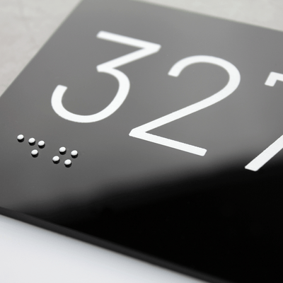 Unit Numbers Room Plaque