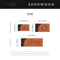 Door Numbers Door Number Sign: Wood Signage — "Sherwood" Design - Photo #10