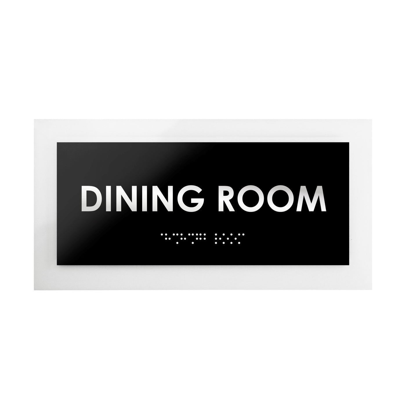 Acrylic Dining Room Door Sign - "Simple" Design