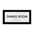 Door Signs Acrylic Dining Room Door Sign - "Simple" Design - Photo #2
