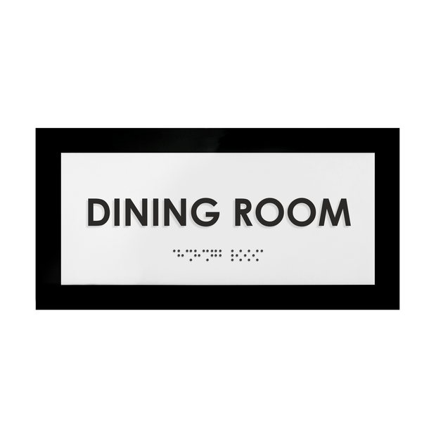 Door Signs Acrylic Dining Room Door Sign - "Simple" Design