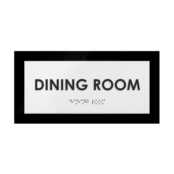 Door Signs Acrylic Dining Room Door Sign - "Simple" Design