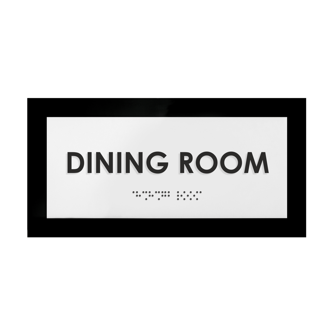 Acrylic Dining Room Door Sign - "Simple" Design