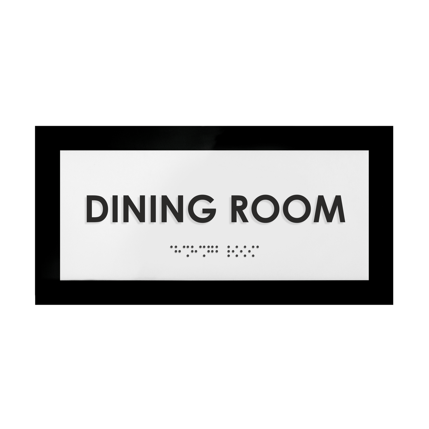 Dining Room Sign: Acrylic Door Plate —