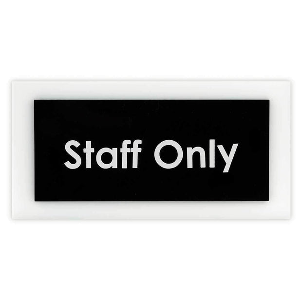 Door Signs Lounge Room Sign - Acrylic Door Plate - "Simple" Design