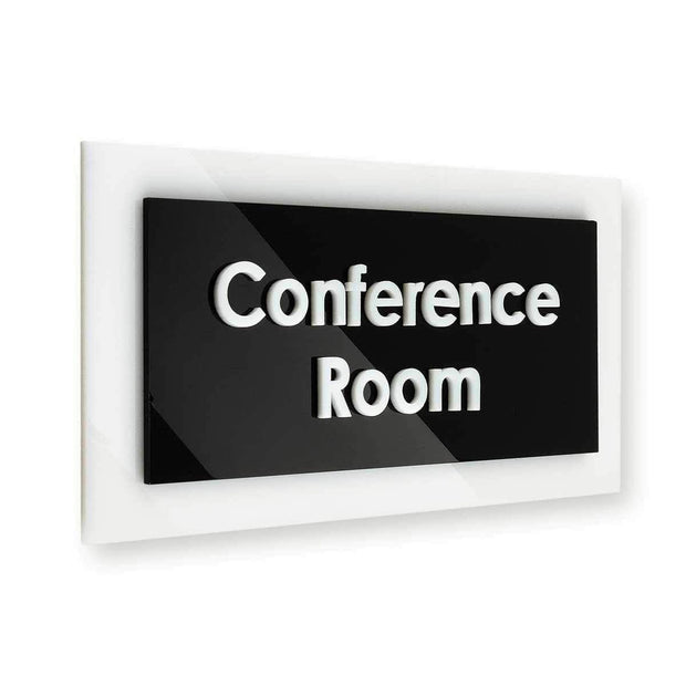 Door Signs Conference Room Sign — Acrylic Door Sign — "Simple" Design