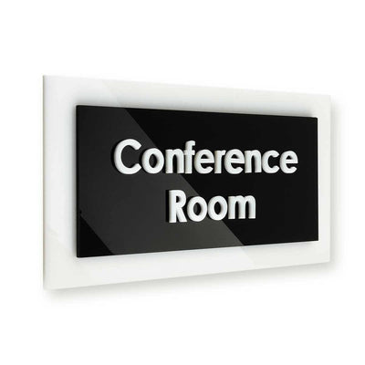  Acrylic Room Signs Door Signs black/white text Bsign