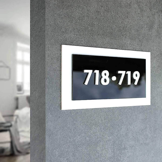 Door Signs Cashier Sign - Acrylic Door Plate - "Simple" Design