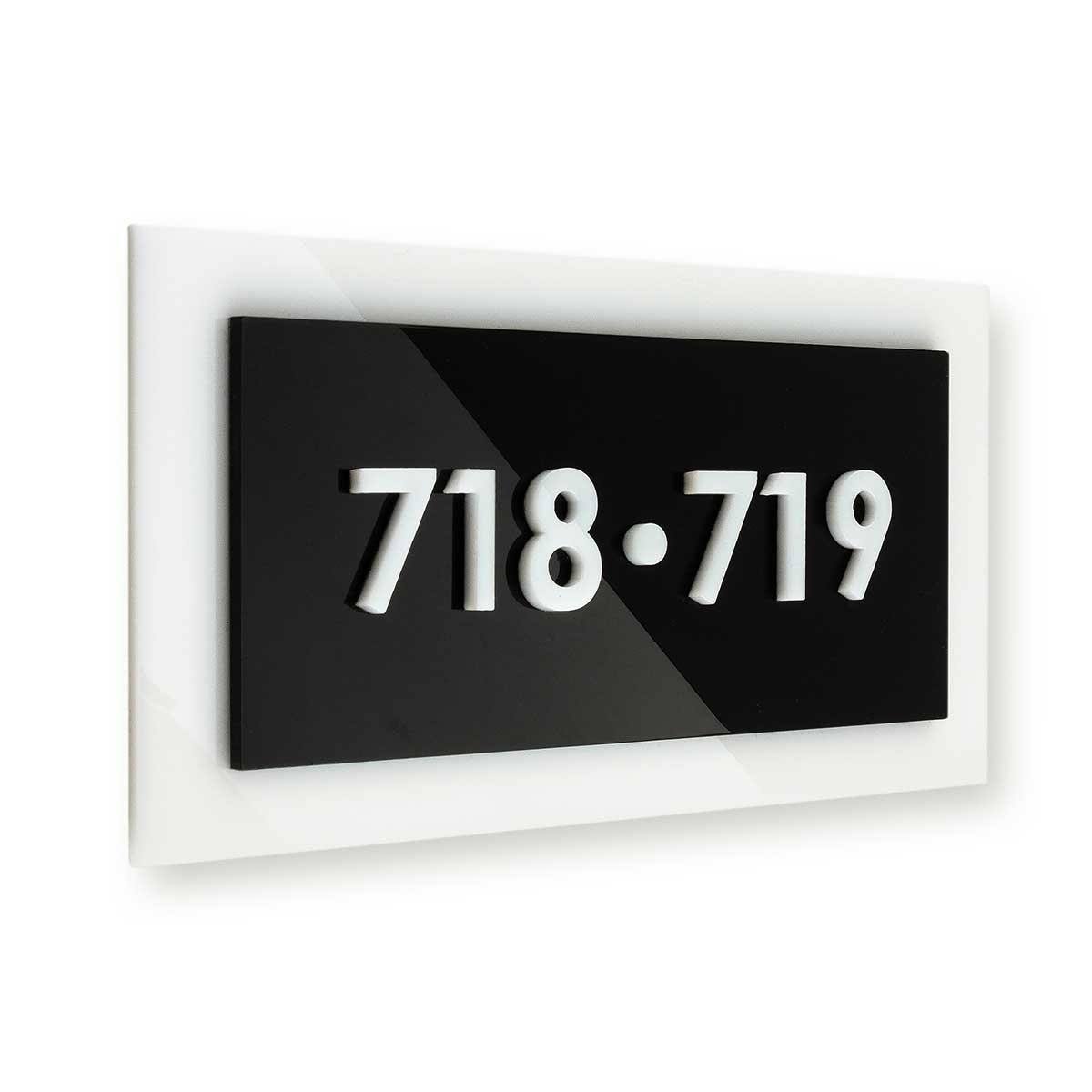 Door Signs - Counselor Sign - Acrylic Door Plate "Simple" Design