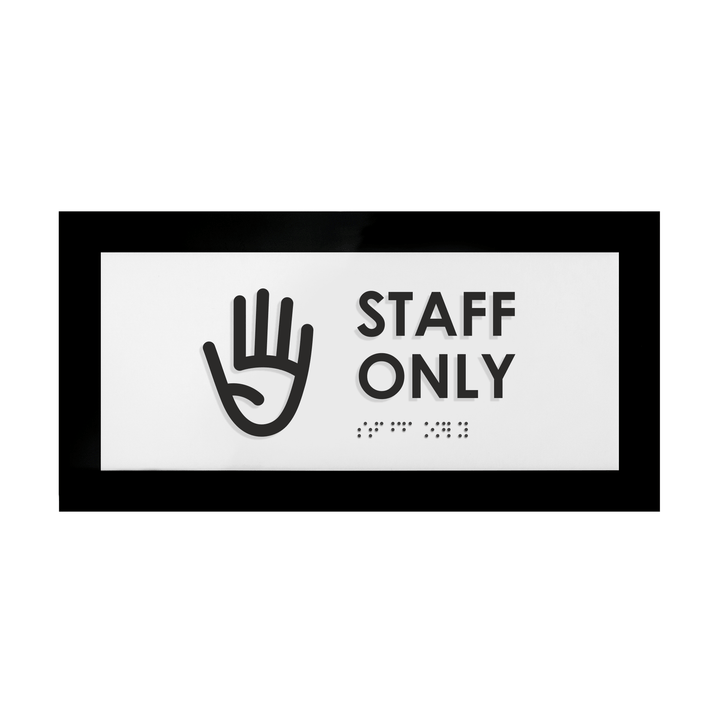 Door Signs Acrylic Staff Only Sign - "Simple" Design