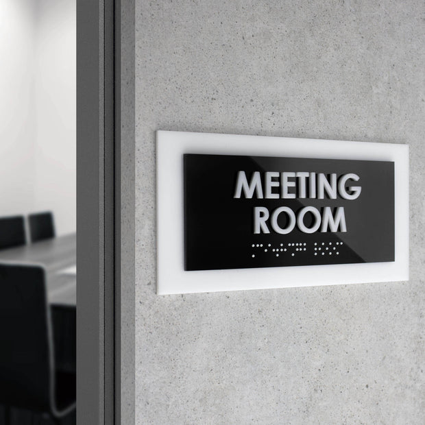 Door Signs Conference Room Sign — Acrylic Door Sign — "Simple" Design