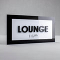 Door Signs Lounge Room Sign - Acrylic Door Plate - "Simple" Design - Photo #6