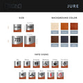 Checkout Signs - Stainless steel & Wood Door Plate "Jure" Design - Photo #11