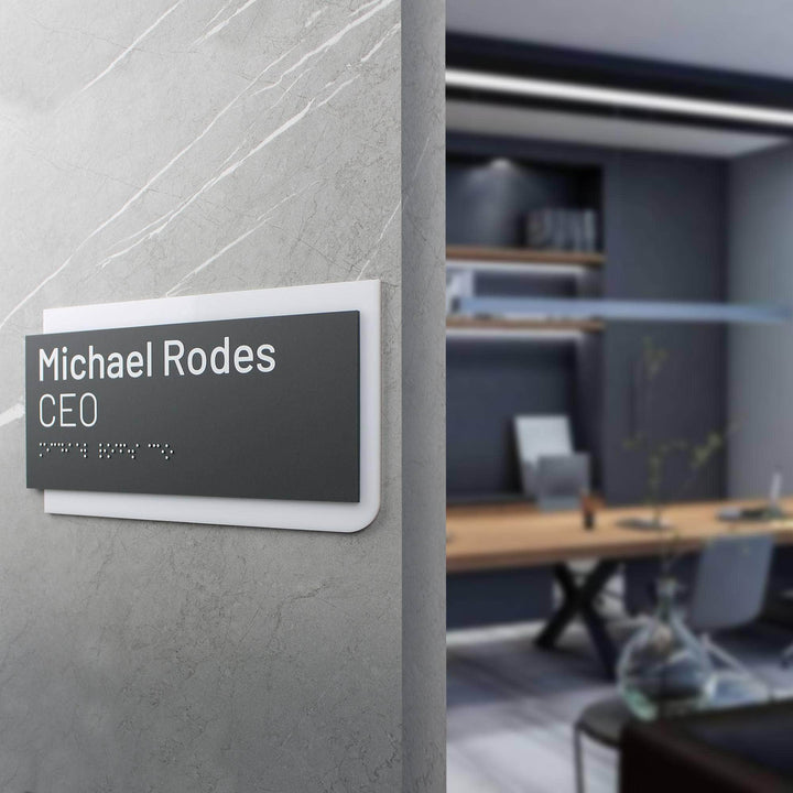 Door Signs Custom Office Door Plate: Acrylic Sign