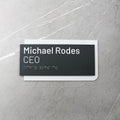Door Signs Custom Office Door Plate: Acrylic Sign - Photo #4