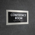 Door Signs Lounge Room Door Sign - Stainless Steel Plate - "Modern" Design - Photo #4