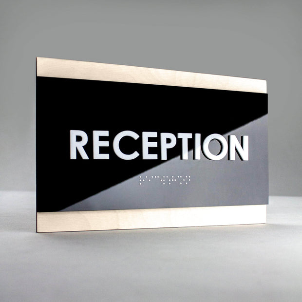 Door Signs Custom Wood Door Sign "Buro" Design