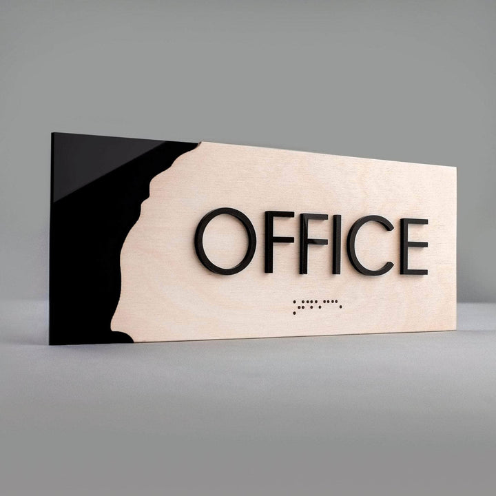 Door Signs Custom Wood Door Sign - "Sherwood" Design