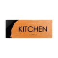 Door Signs Kitchen Room Wooden Door Plate - "Sherwood" Design - Photo #1