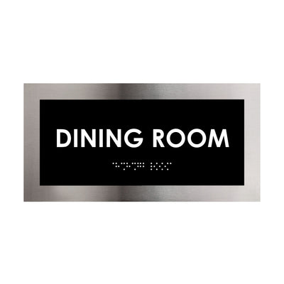 Steel Dining Room Door Plate "Modern" Design