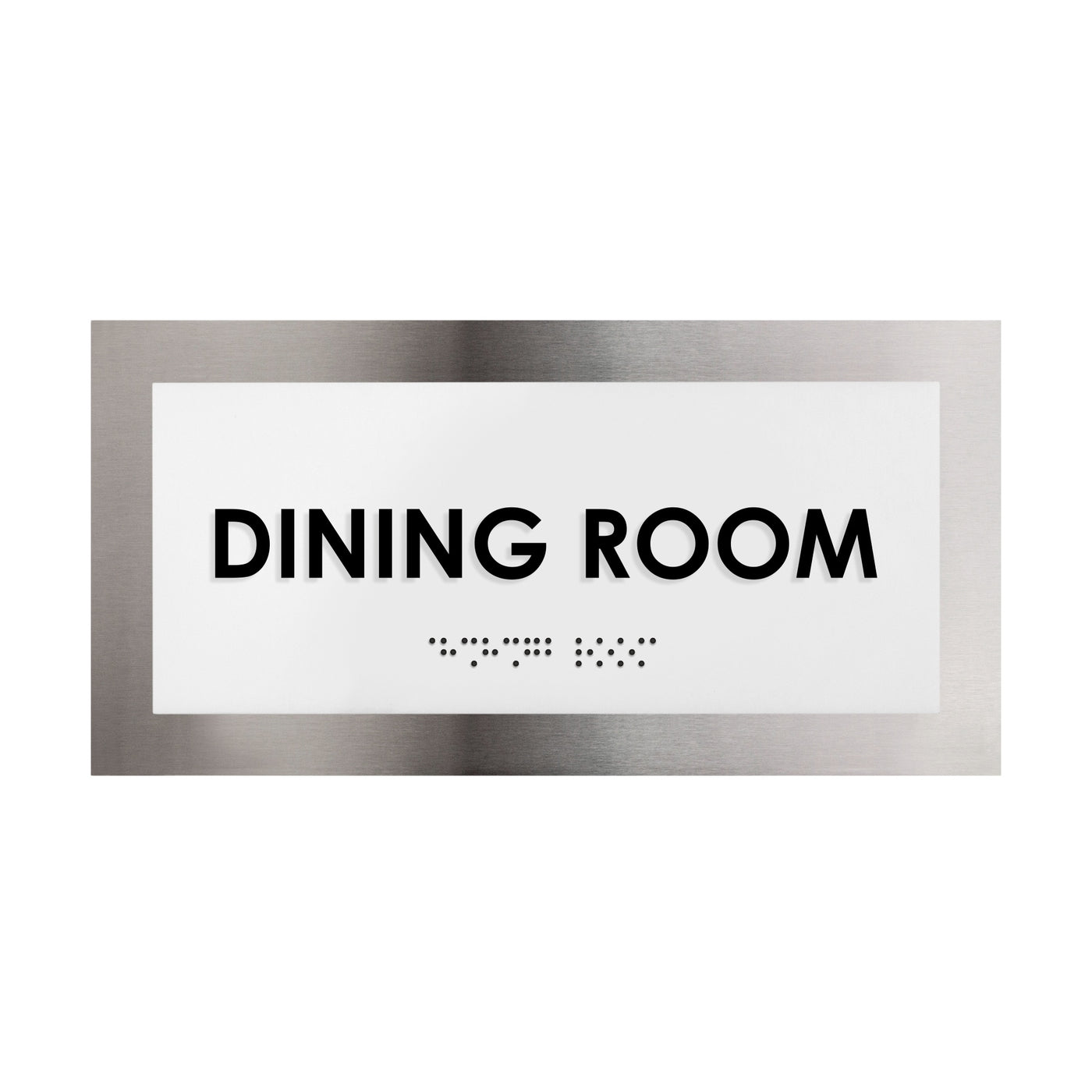 Steel Dining Room Door Plate "Modern" Design