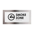Door Signs Steel Smoke Zone Sign - "Modern" Design - Photo #2