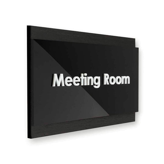 Door Signs Custom Wood Door Sign "Buro" Design