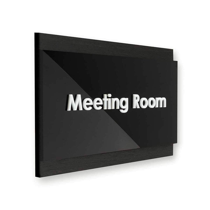 Door Signs Custom Wood Door Sign "Buro" Design