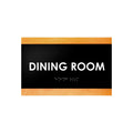 Door Signs Wood Door Sign for Dining Room - "Buro" Design - Photo #1