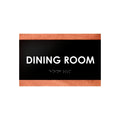 Door Signs Wood Door Sign for Dining Room - "Buro" Design - Photo #5