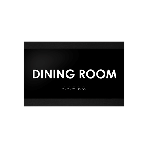 Door Signs Wood Door Sign for Dining Room - "Buro" Design