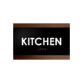 Door Signs Kitchen Door Sign: Wood Sign with Inscription — "Buro" Design - Photo #1