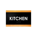 Door Signs Kitchen Door Sign: Wood Sign with Inscription — "Buro" Design - Photo #2