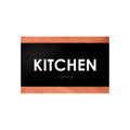 Door Signs Kitchen Door Sign: Wood Sign with Inscription — "Buro" Design - Photo #5