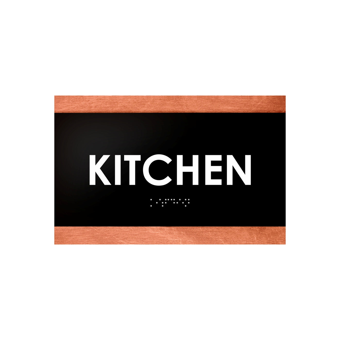 Wood Door Sign for Kitchen Room "Buro" Design