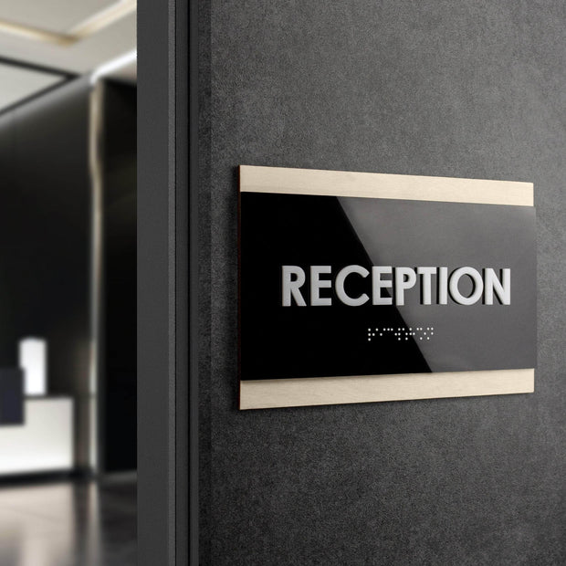 Door Signs Kitchen Door Sign: Wood Sign with Inscription — "Buro" Design