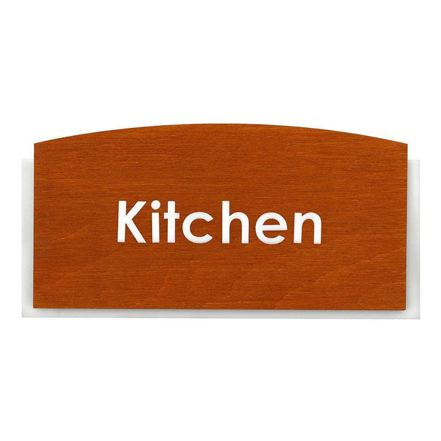 Door Signs Custom Wood Room Door Sign - "Scandza" Design